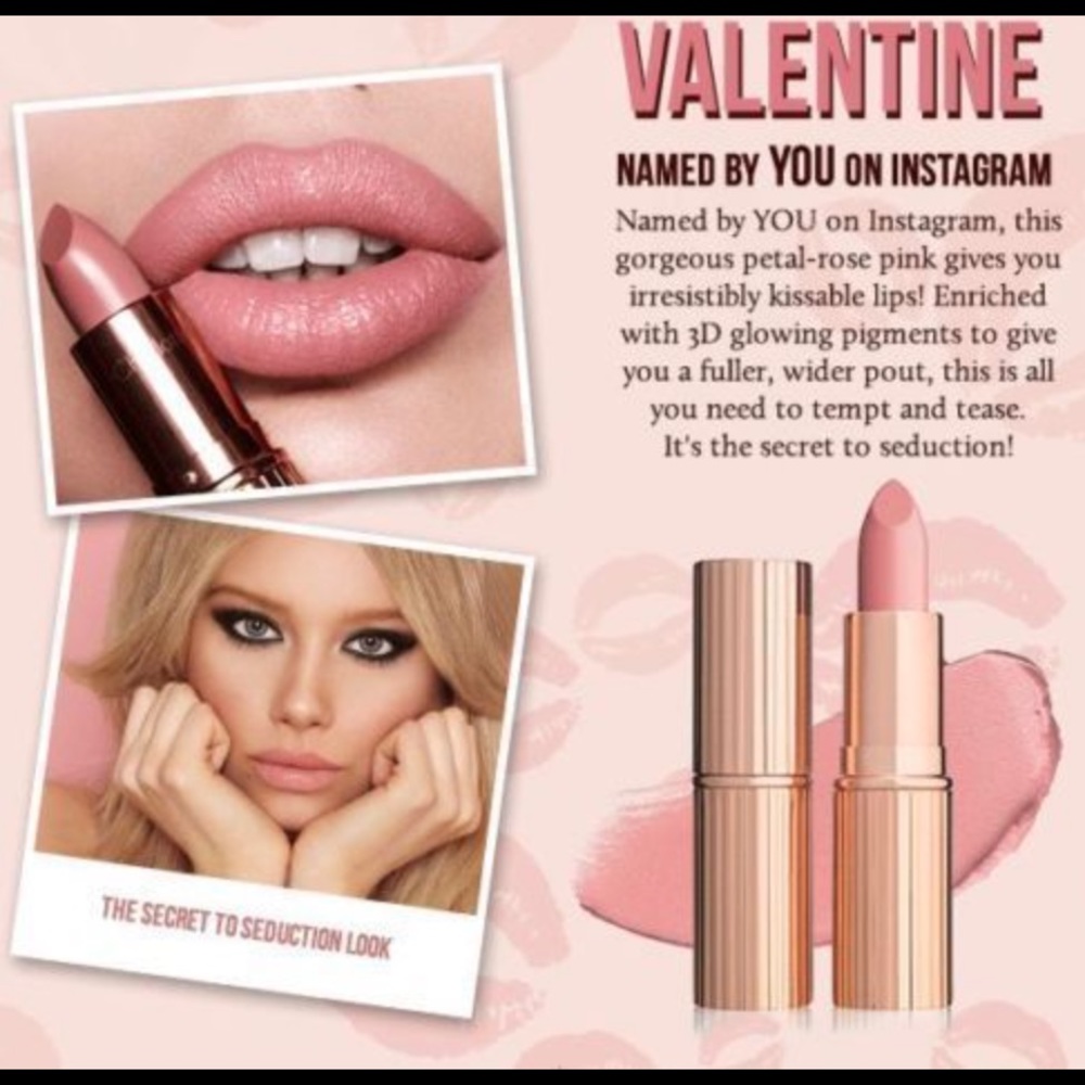 Charlotte Tilbury Limited Edition Lipstick in “Valentine”
